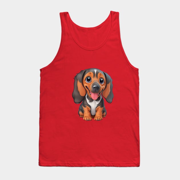 Dachshund Puppy Tank Top by irfankokabi